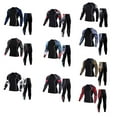 thumbnail image 3 of Minnieouse Ropa de hombre, camiseta de compresión plegable transpirable, mallas, Top de manga larga, chándal ligero, ropa de Fitness de cuello conjuntos de ropa tipo 10 Minnieouse AP013620-10, 3 of 6