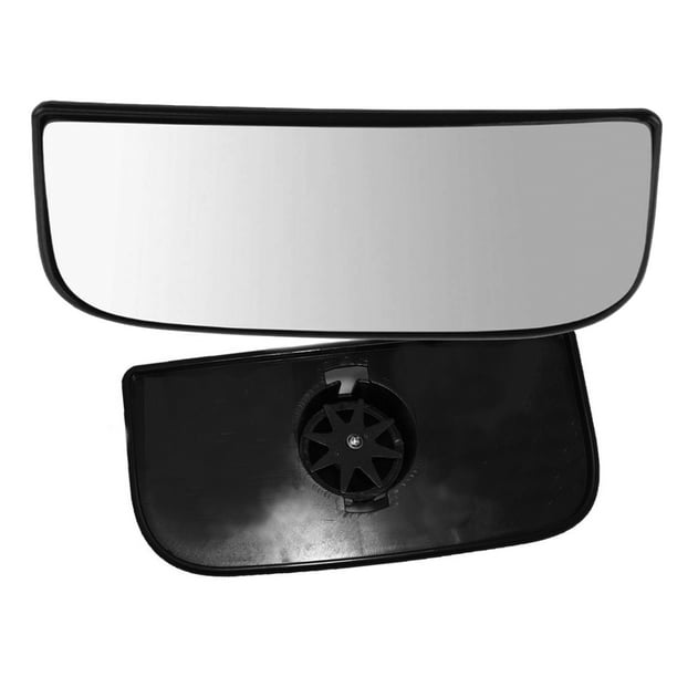 APA Replacement Lower Wide Angle Tow Mirror Glass with Backing Plate for 2007 2019 TAHOE YUKON