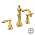 thumbnail image 5 of Moen Weymouth TS42108 Widespread Bathroom Sink Faucet with Lever Handles, 5 of 7