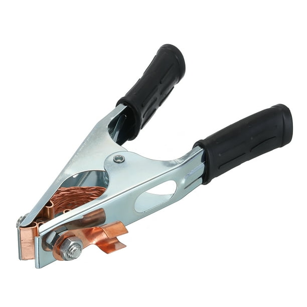 Pinza de tierra para soldadura Uxcell 300A, pinza de máquina de soldadura en forma de A, clip de cable de tierra de cobre