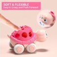 thumbnail image 4 of Baby Toy Cars for Babies, Car Toys for Baby Girls Gifts, Toy Car for Infant Toddler Girl, Push and Go Trucks Rattles Soft Rattle Car for Toddlers Infants Gift, 4 of 8