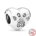 thumbnail image 4 of Cuentas de plata esterlina 925 para mujer, abalorios de la serie Angel Mom Family Love Heart, compatibles con pulseras Pandora originales, regalo de joyería artesanal, novedad, 4 of 4
