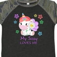 thumbnail image 4 of Inktastic My Sissy Loves Me- Cute Unicorn Boys or Girls Toddler T-Shirt, 4 of 5