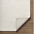 thumbnail image 3 of Hauteloom Chiara Wool Living Room, Bedroom Area Rug - Bohemian, Transitional - Navy - 2' x 3', 3 of 6