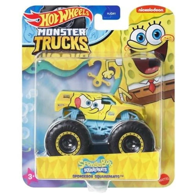 Toy Hot Wheels Monster Trucks Bob Esponja 1:64
