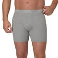 thumbnail image 3 of Hanes Mens  Hanes Big Man Men's Cotton Boxer Brief Underwear Pack, 3-Pack, Big & Tall Sizes, 3 of 8