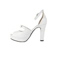 thumbnail image 3 of Sandalia de vestir Tacones Mujer Sintetico Blanco Leon 8407, 3 of 4