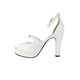 thumbnail image 3 of Sandalia de vestir Tacones Mujer Sintetico Blanco Leon 8407, 3 of 4