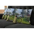 thumbnail image 5 of Ambesonne Nature Throw Pillow Cover 4 Pack, Backyard Garden Spring, 16", Multicolor, 5 of 5
