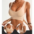 thumbnail image 2 of Women's 1PC Casual Tube Top Bra, Bandeau Bra Daily Bra, No Rims Detachable Straps, Wireless Seamless Pullover, Comfy Breathable Soft Support, Women Everyday Underwear Lightweight, 2 of 6