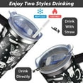 thumbnail image 6 of 40oz Goth Tumbler with Handle Gothic Gifts for Women Gothic Tumbler with Lid and Straw Stainless Steel Insulated Halloween Cups, 6 of 6