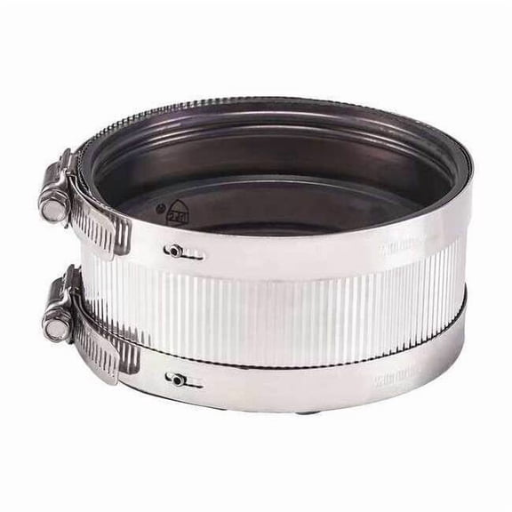 Manufacturer Varies No Hub Coupling, Neoprene,6 in Pipe Size DXNH156-66