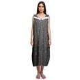 thumbnail image 1 of Moomaya Chemise de Nuit d'Allaitement à Col Rond Imprimé pour Femmes en Coton, 1 of 5