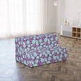 thumbnail image 2 of Floral Foldable Mattress, Composition of Peonies, 74.8" x 39.4", Seafoam Violet, by Ambesonne, 2 of 4