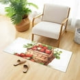 thumbnail image 4 of Strawberry with Leaves Luxury Kitchen Rug Non Slip Bathroom Plush Mat Shaggy Bedroom Carpet 39"x20", 4 of 6