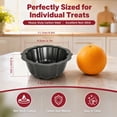 thumbnail image 3 of 6-Piece Mini Bundt Cake Pan Set – 4.6 Inch Nonstick Carbon Steel Fluted Baking Molds for Cupcakes, Muffins, Brownies, Pudding – Black, 3 of 8