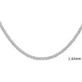 thumbnail image 2 of SZUL Women's 20 Carat TW Straight Line Lab Grown Diamond Necklace in 14K White Gold, 2 of 5