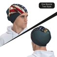 thumbnail image 6 of Logiee American Flag Print Unisex Knit Beanie for Men Women Winter Hat,Beanies Skull Caps, 6 of 7