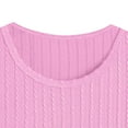 thumbnail image 5 of Zylanna Men's Long Sleeve T-Shirts, Crew Neck Loose Homewear Solid Color Casual Tops for Men Pink, 5 of 6