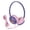 Purple, variant on M Buder Kids Wired Headphones 3.5mm Jack Adjustable Dinosaur Headset, Purple