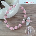 thumbnail image 2 of Regalos para las Mujeres Pulsera de Cuentas de las Mujeres, Pulsera de Cuentas Blancas Elásticas, Pulsera de Ala de Ángel, Joyería Terapéutica, Regalos para Adolescentes Y Niñas Regalos de Ángel para, 2 of 4