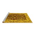 thumbnail image 2 of Ahgly Company Machine Washable Indoor Rectangle Oriental Yellow Traditional Area Rugs, 2' x 3', 2 of 4