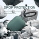 thumbnail image 4 of Funda Brújula para AirPods Pro 3 de Silicona 2025 Verde Lago, 4 of 6
