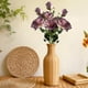 thumbnail image 4 of Simulated Flower French Charcoal Rose Fake Flower Rose Vintage Ornament Living Room Dining Table Bouquet Decoration Flower Arrangement, 4 of 9