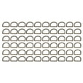 thumbnail image 2 of D Hooks,60Pcs Metal D Rings Metal D Rings D Buckles Optimized for Excellence, 2 of 14