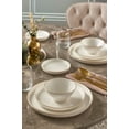 thumbnail image 2 of Güral Porselen - 100% PORCELAIN - Beng - Cream - 16 Pieces - Dinner Set, 2 of 6