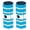 Blue, variant on 1 Pair Universal Bike Pegs, Compact 2.36"x0.98" Aluminum Alloy Stunt Pegs, Anti-Slip Hexagonal Axle Footrest for BMX and Mountain Bikes, Red