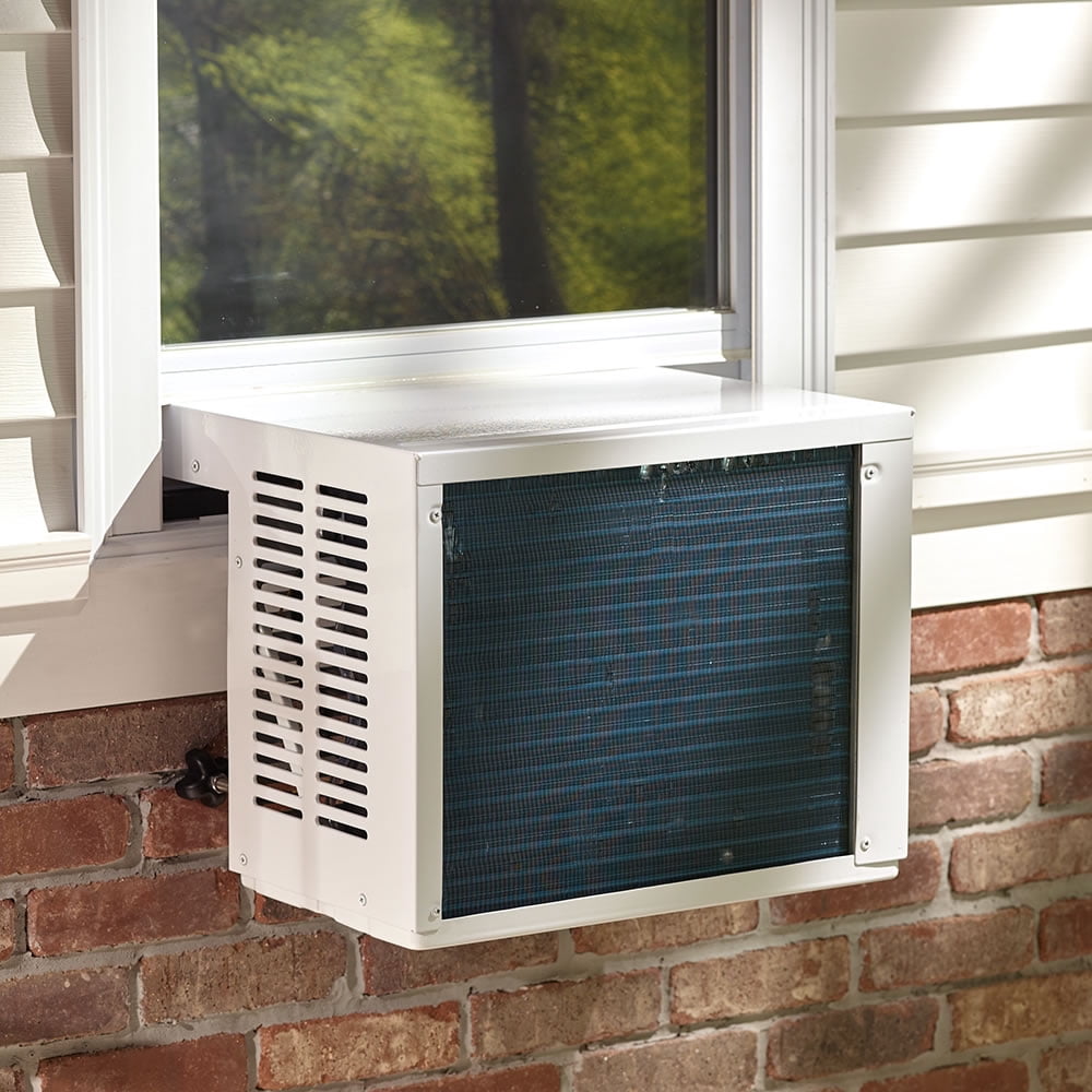 Restored Soleus Air 8,000 BTU Saddle Window Air Conditioner with Wi-Fi (Refurbished)