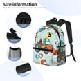 thumbnail image 4 of Goofa Cartoon Car Racing Print Casual Backpack for Women Men,Waterproof High School Bookbag,Lightweight Travel Daypack,Classic College Backpack,Laptob Backpack, 4 of 6