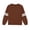 Brown, variant on UACY Boys Girls Striped Crewneck Sweatshirt, Lightweight Breathable Long Sleeve Pullover Tops, Casual Long Sleeve Sweatshirt for Spring Fall (Khaki, 13-14 Years)