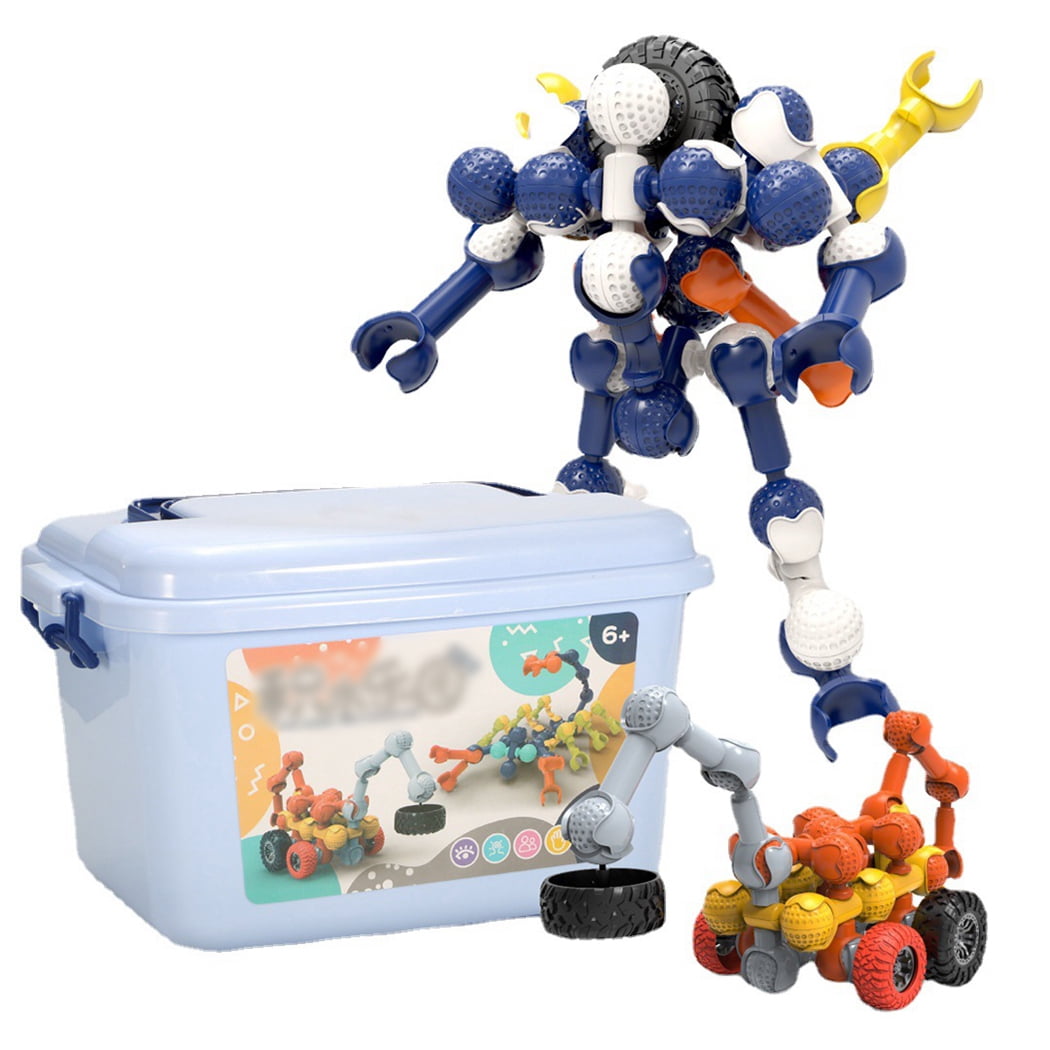 Kids Building Toy Plastic 76PCS Funny Joint Building Blocks STEM Learning Toys