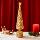 thumbnail image 3 of Adorno Navideño Giratorio de Cristal Iluminado para Árbol de Navidad. Decoraciones de Mesa de Cristal Giratorio., 3 of 6