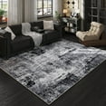 thumbnail image 1 of Alfombra Area Rugcomf, lavable, 150 x 210 cm, color bohemio, suave, vintage, gris, 1 of 7