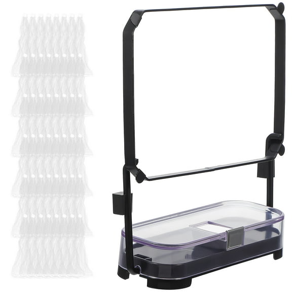 QIFULL Corner Sink Strainer Black Mesh Filter Basket for Kitchen Sink Food and Debris Catching