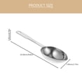 thumbnail image 2 of unbranded Cucharas Medidoras De Metal De Acero Inoxidable Para Cafetería Con Preciso Y Tamaño Compacto Plateado, 2 of 7