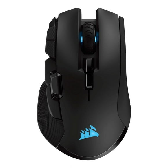 CORSAIR IRONCLAW WIRELESS RGB Rechargeable Gaming Mouse with Slipstream Technology - 18,000 DPI - 3-Zone RGB Multi-Color Backlighting - Black