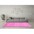 thumbnail image 3 of Ahgly Company Indoor Rectangle Oriental Pink Modern Area Rugs, 4' x 6', 3 of 4