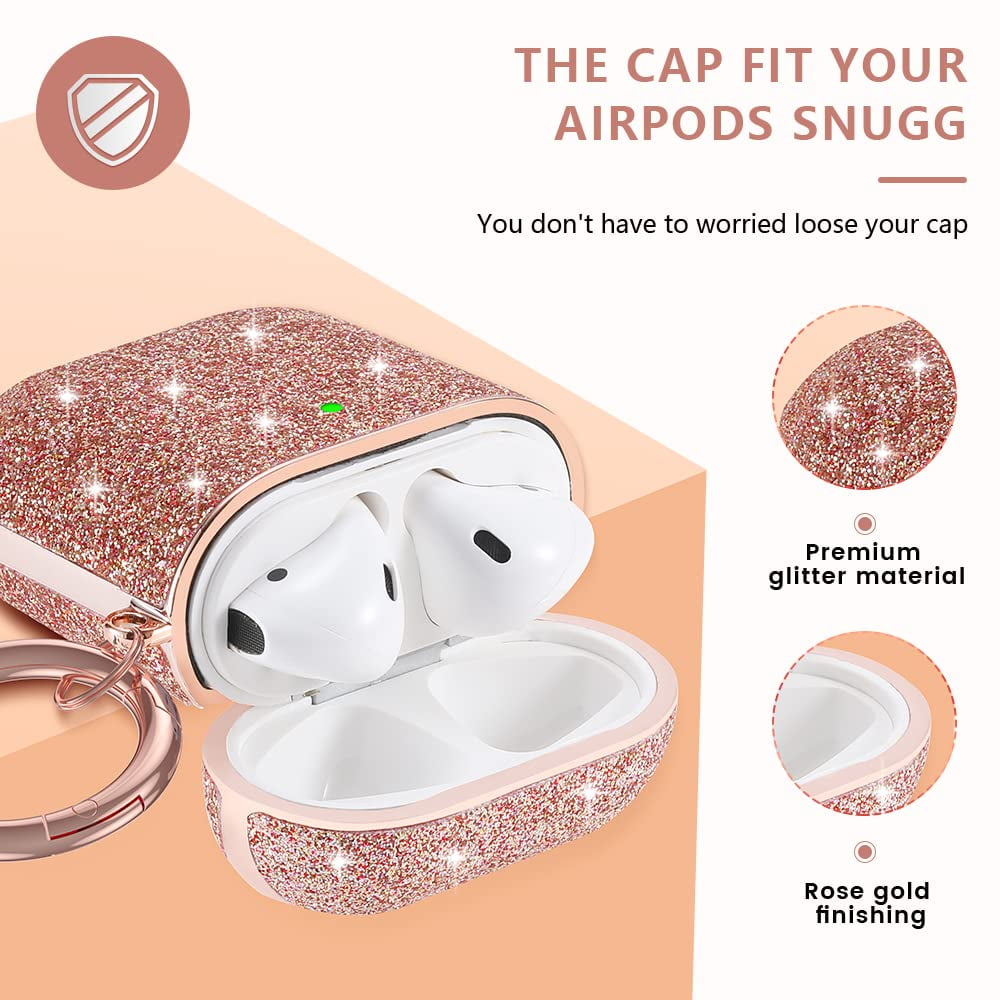  Valkit for Apple Airpods Pro Case Cover Bling Sparkle