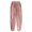 Pink, variant on IWRICH Women's Coral Pajamas Home Pants Comfy Warm Sleepwear with Pockets Velvet Long Pants White XL