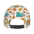 thumbnail image 4 of Baseball Cap, Fall Pumpkins And Sunflowers Trucker Hats Women Dad Hat for Workouts - Baseball hat Adjustable Size, 4 of 7