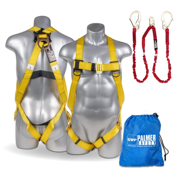 Kit de arneses de seguridad Palmer Safety ATERET con cordón de 6 pies