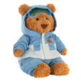 thumbnail image 1 of Conejito de peluche de esquí, lindo oso de peluche con traje de nieve, muñeco de peluche suave, regalo de cumpleaños de Navidad para niños, 1 of 5