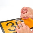 thumbnail image 4 of Vinyl Numbering Kit - 4.5"H Permanent Self Adhesive Clear-Back Vinyl with Black Numbers - 50 Decals of Numbers 0 Through 9, 500 Total Per Kit - Complies w/DOT Regulations - J. J. Keller & Associates, 4 of 6