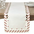 thumbnail image 6 of Fennco Styles Christmas Candy Cane Design Table Linen, 6 of 11