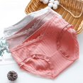 thumbnail image 1 of Ropa interior para mujeres embarazadas, ropa interior de algodón de cintura baja, pantalones cortos abdominales de algodón, bragas maternales sin costuras de gran tamaño en forma de U, 1 of 5