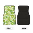 thumbnail image 2 of Pofeuu Kiwi Lemon Print Car Foot Mat Set of 4 Pieces - All-Weather Full Set Floor Mats for Cars Trucks SUVs, 2 of 7